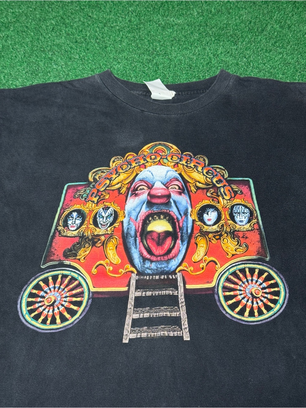 Vintage 90s Kiss Psycho Circus T-shirt, Rare Band Tee 1998 Tour Paul Stanley XL
